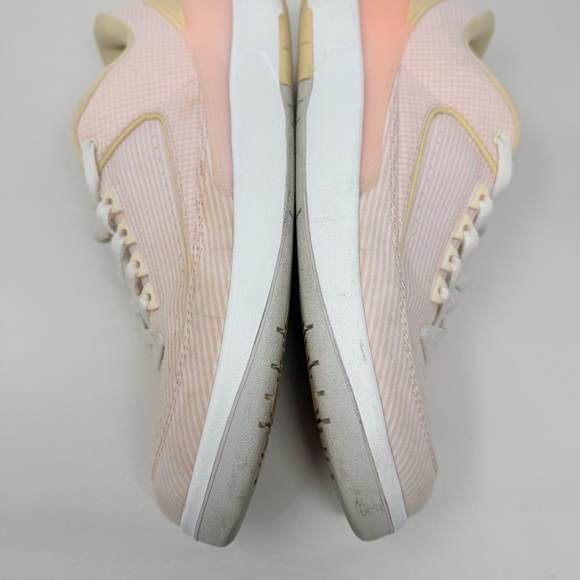 Nike Air Jordan Retro 2 Pink and Gold Sneakers - Picture 10 of 16